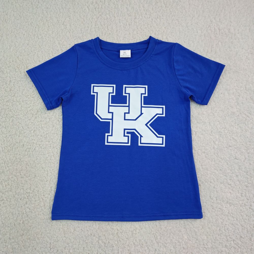 BT1882  RTS UK vinyl print short sleeve boy t-shirt