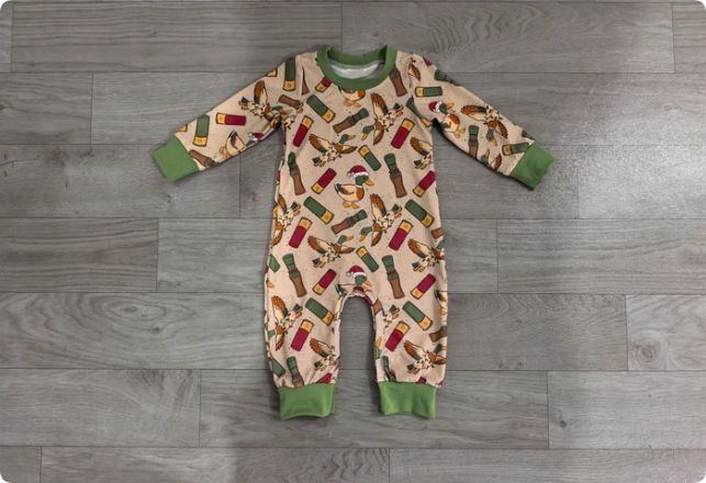 Baby Boys Hat Ducks Calls Christmas Pant Rompers Preorder