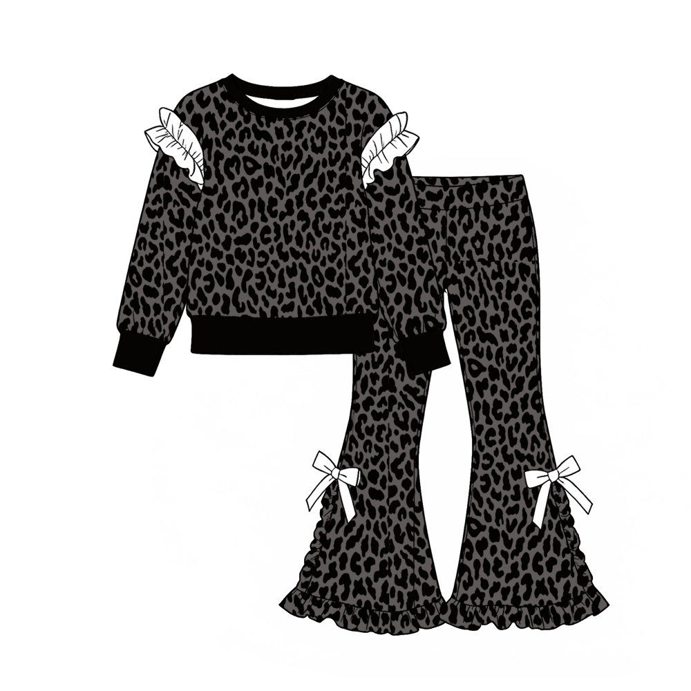 GLP3458 Pink stripe Christmas green face grinch long sleeve girl outfits