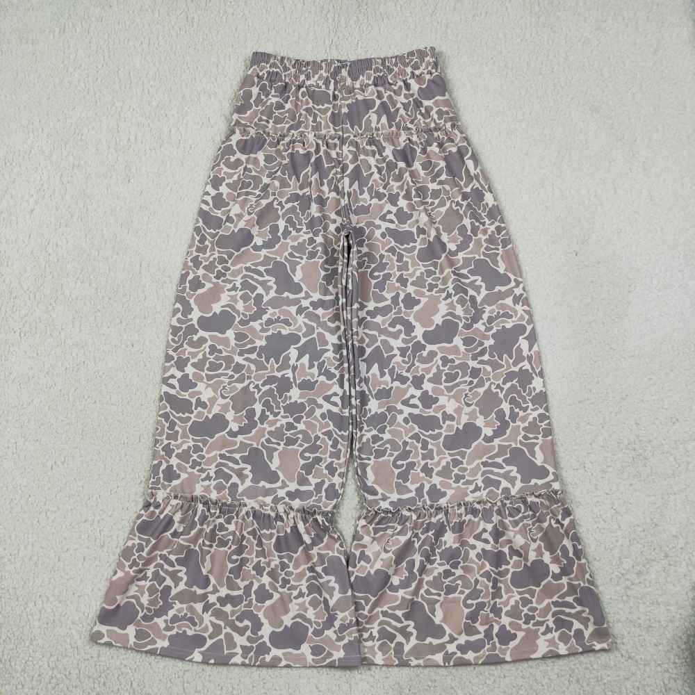 P1053  Adult women CAMO Print long pants