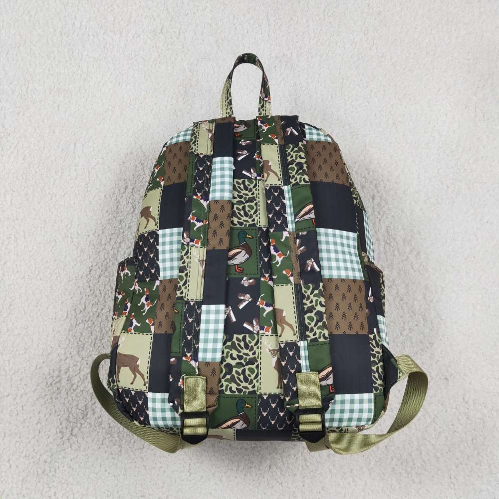 BA0199 duck deer puupy print kids backpack