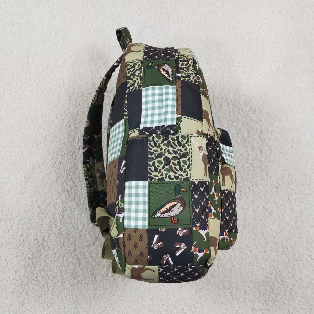 BA0199 duck deer puupy print kids backpack