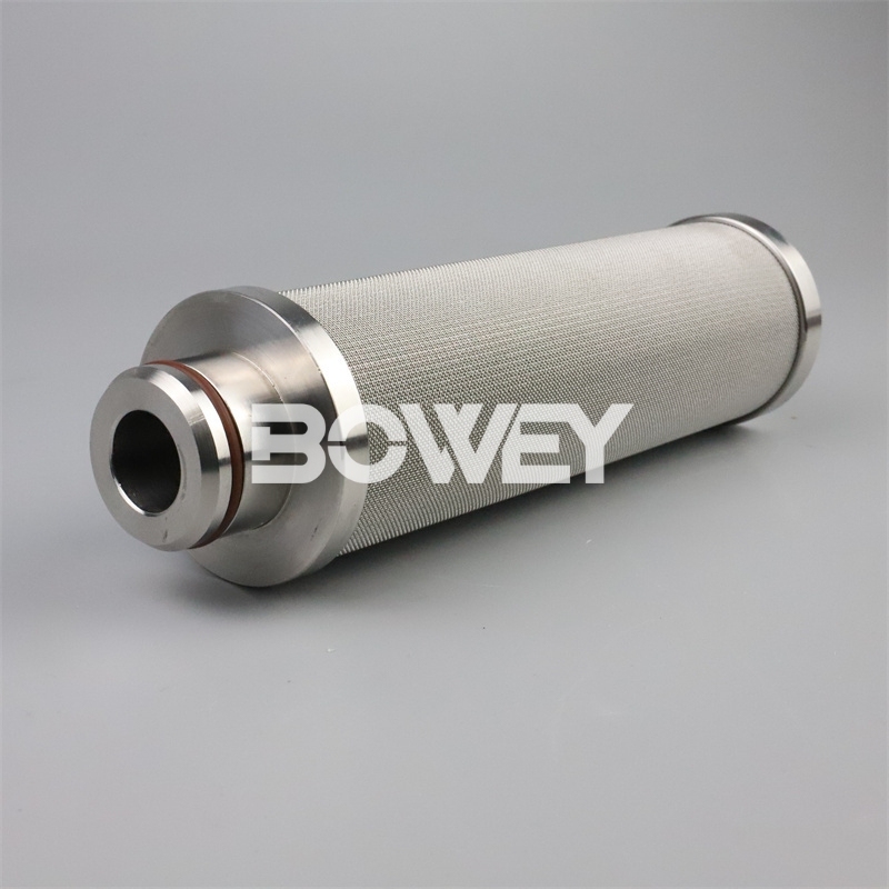 INR-S-125-H-SS-UPG-F Bowey replaces Indufil hydraulic filter cartridge sintered filter cartridge