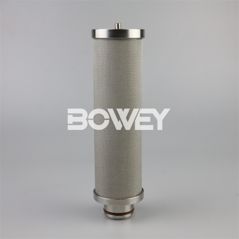 INR-S-125-H-SS-UPG-F Bowey replaces Indufil hydraulic sintered filter element