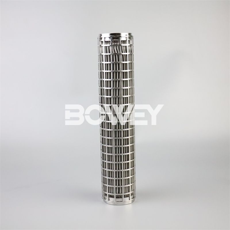 49x250mm Bowey all stainless steel welding filter element filtering acid-base pulp melt filter element