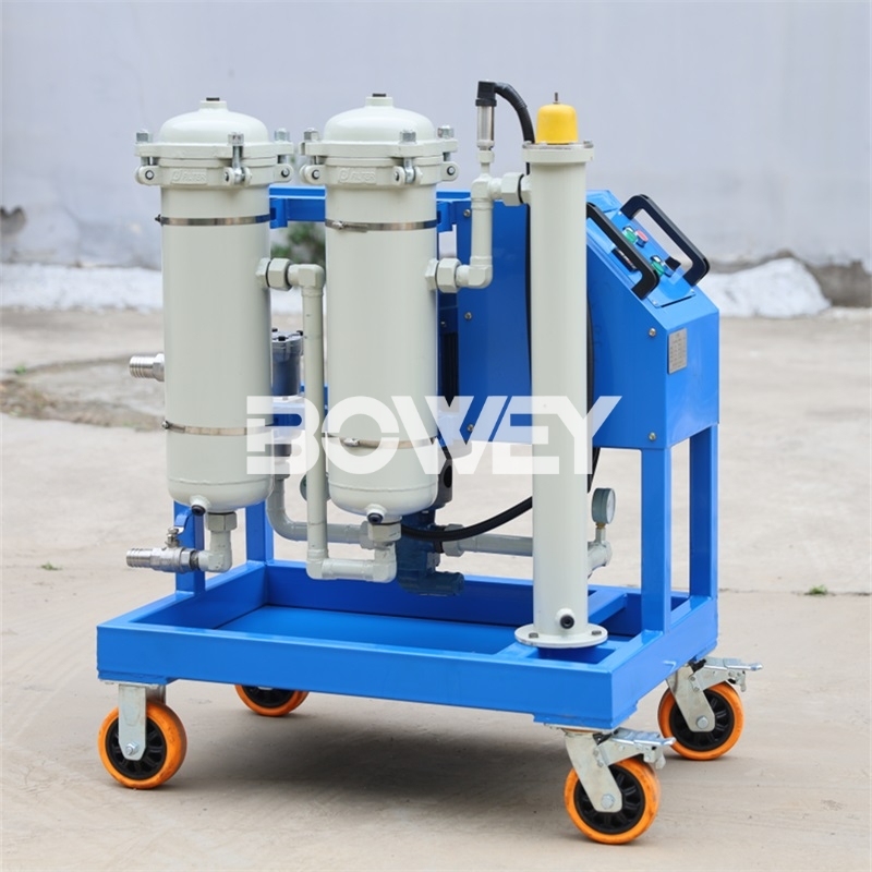 Bowey high-viscosity filter carts