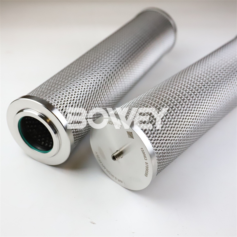 INR-S-320-API-PF025-V Bowey replaces Indufil gas filter element and turbo expander gas filter element