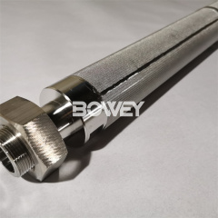 65x1078mm Bowey replaces Sinopec stainless steel sintered filter element
