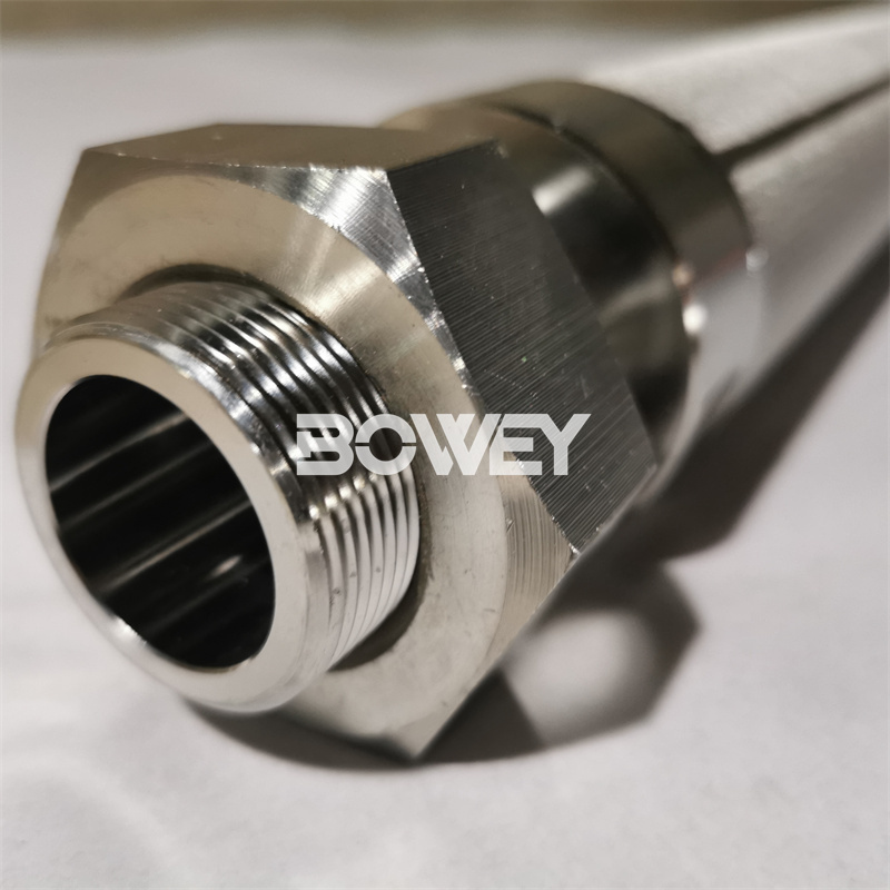 65x1078mm Bowey replaces Sinopec stainless steel sintered filter element