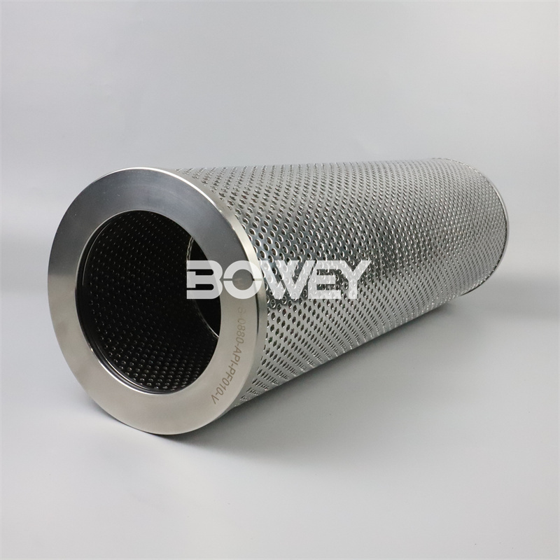INR-S-00700-API-PF10-B MER-S-00710-BAS-SS40-V Bowey replaces Indufil stainless steel hydraulic oil filter element