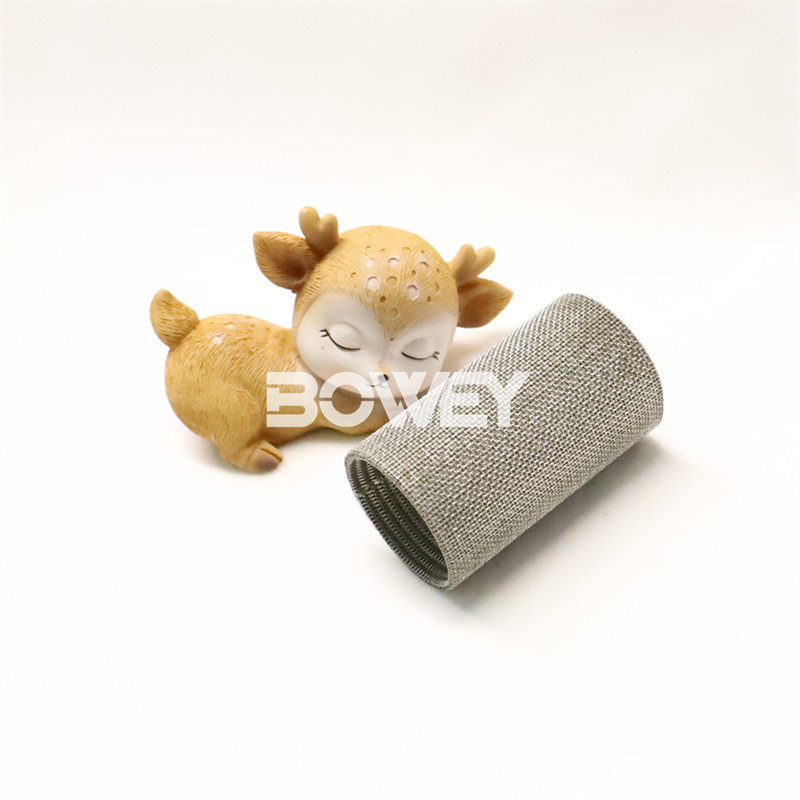 SS-12-32-01T SS-12-32-10T 316 Bowey stainless steel sintered mesh filter element sintered tube