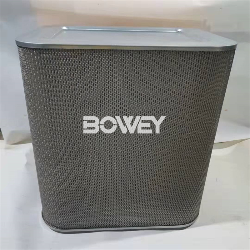 P031596 Bowey replaces Donaldson square dust filter cartridge for equipment WSO25