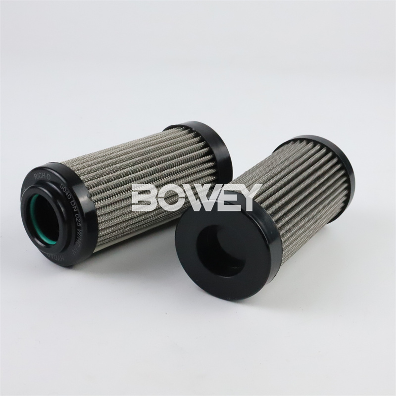 0100 DN 025 BN4HC 0400 DN 025 BN4HC Bowey replaces Hydac hydraulic oil filter element