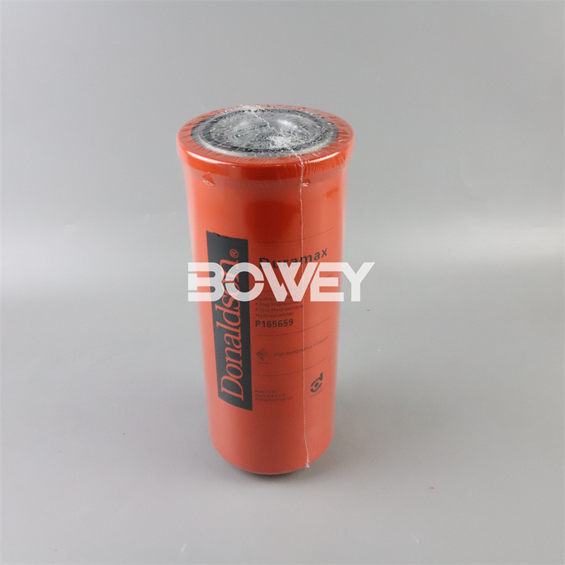 P165659 Bowey replaces Donaldson hydraulic spin-on filter element