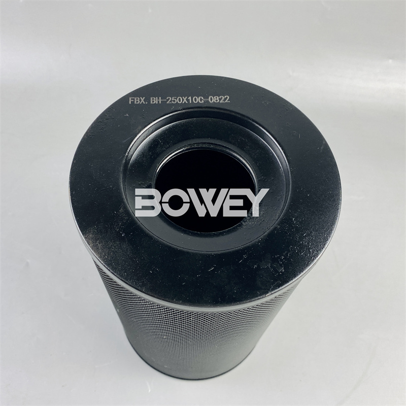 FBXBHX250X10C Bowey replaces Leemin hydraulic oil filter element