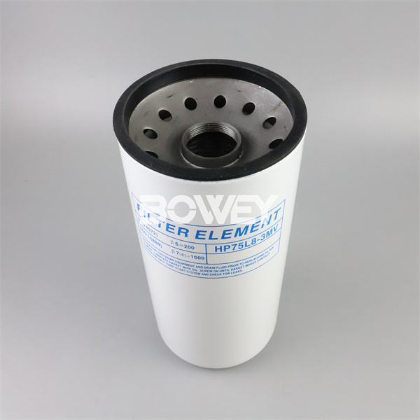 HP75L8-1MB Bowey replaces Hy-pro hydraulic oil filter element