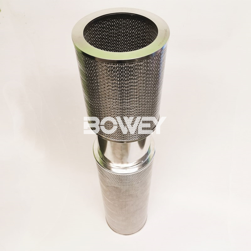DRR-S-2513-API-PF025-V Bowey replaces Indufil stainless steel hydraulic filter element