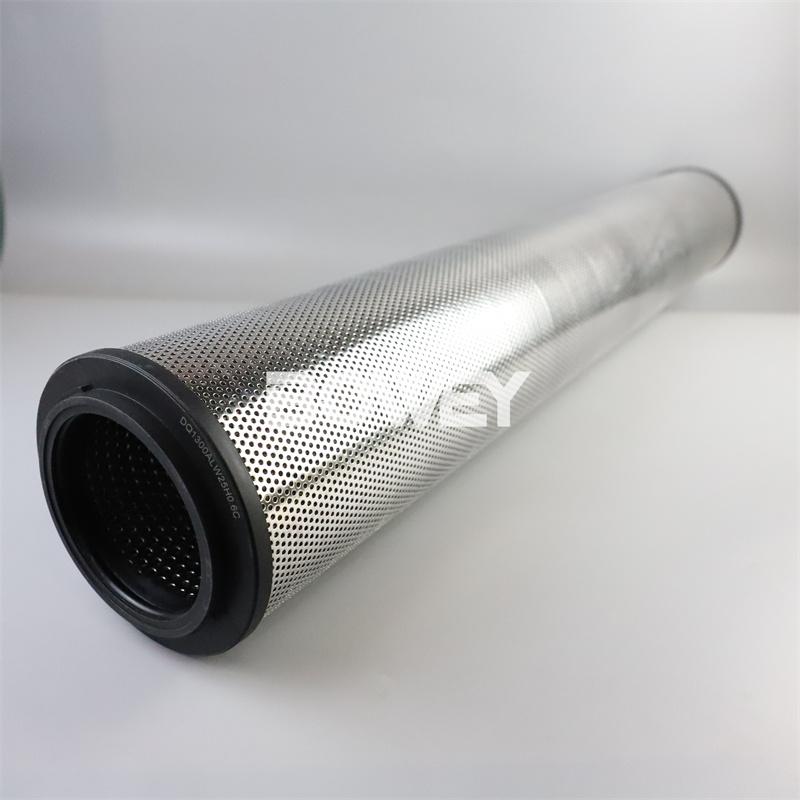 DQ1300ALW25H0.6C Bowey replaces Jiangxi 707 Institute stainless steel hydraulic oil return filter element