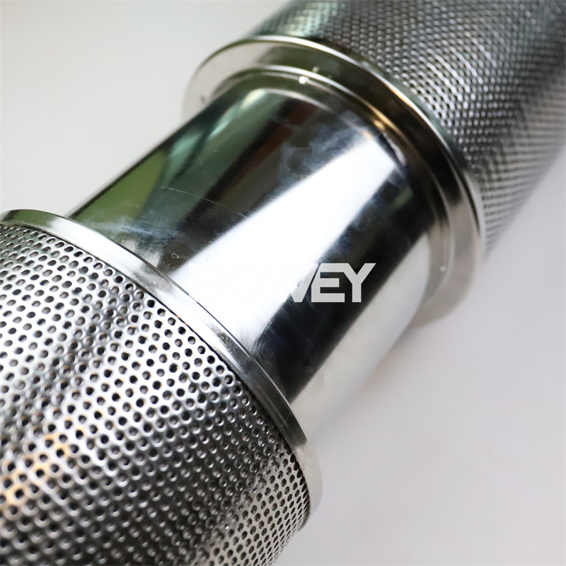 INR-Z-2513-API-SS025-V Bowey replaces Indufil stainless steel hydraulic oil filter element