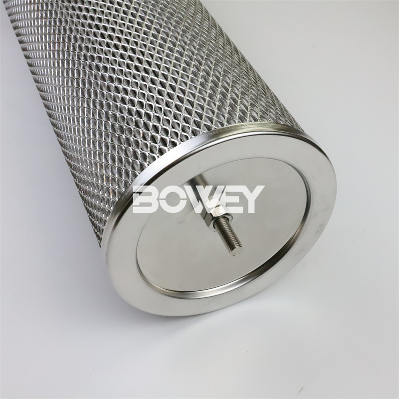 INR-S-1800-CC10-V Bowey replaces INDUFIL stainless steel hydraulic folding filter element