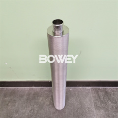 63.4x500mm Bowey stainless steel filter element for filtering natural gas condensate