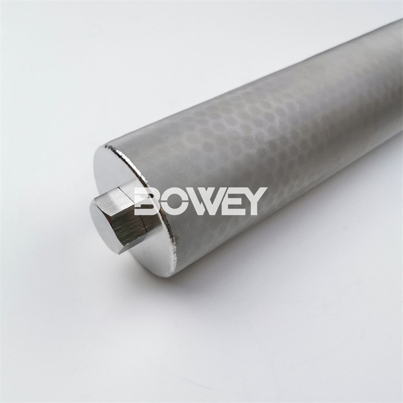 63.4x500mm Bowey stainless steel filter element for filtering natural gas condensate