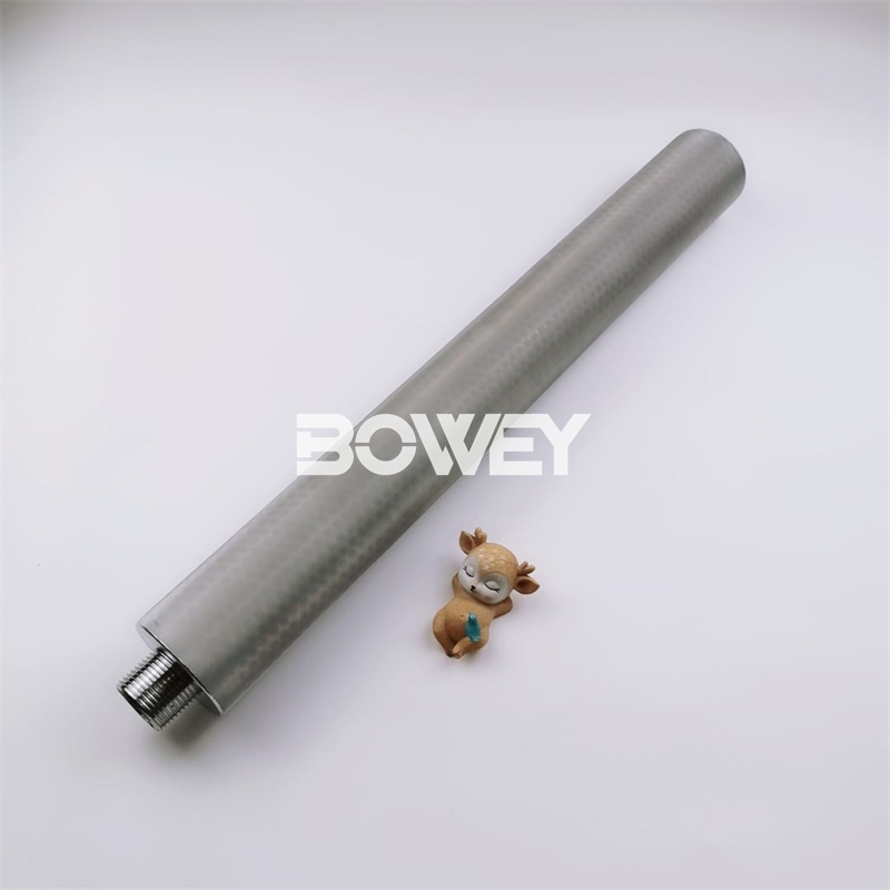 63.4x500mm Bowey stainless steel filter element for filtering natural gas condensate