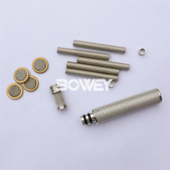 OEM Bowey replaces 704 Institute special filter tube filter element for servo valve