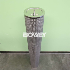 INR-S-1800-API-SS025-V Bowey replaces Indufil stainless steel hydraulic filter element