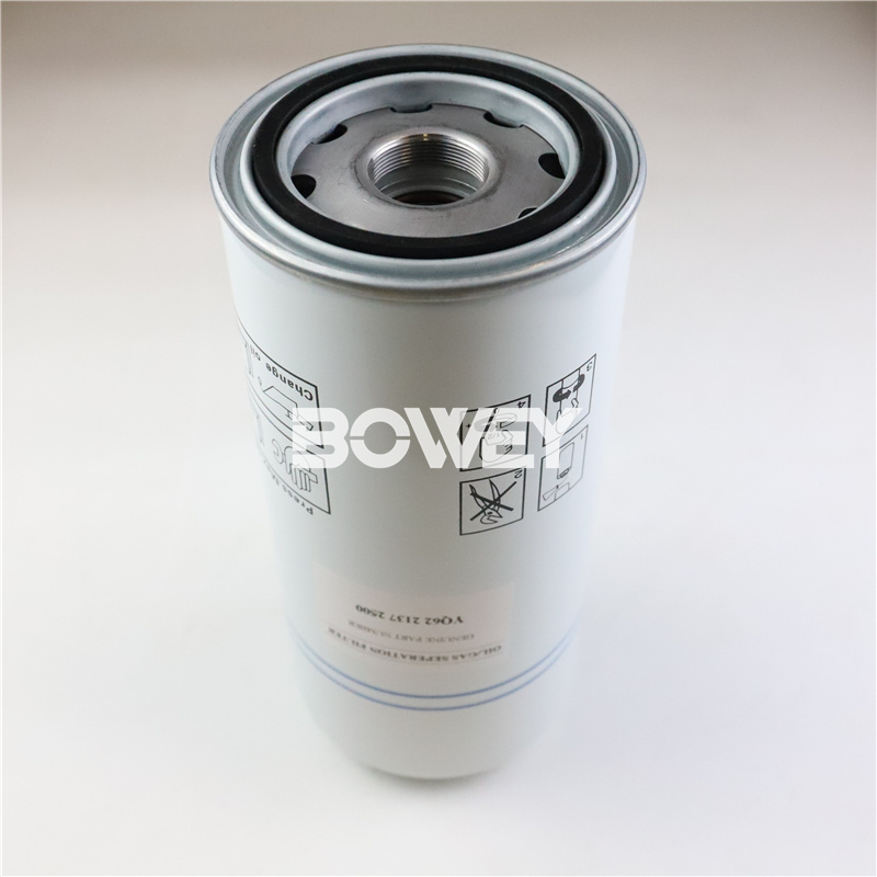 1625182869 1625165639 1631011801 Bowey replaces Atlas Copco air compressor oil filter element