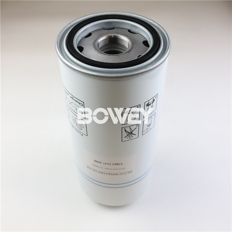 1625182869 1625165639 1631011801 Bowey replaces Atlas Copco air compressor oil filter element