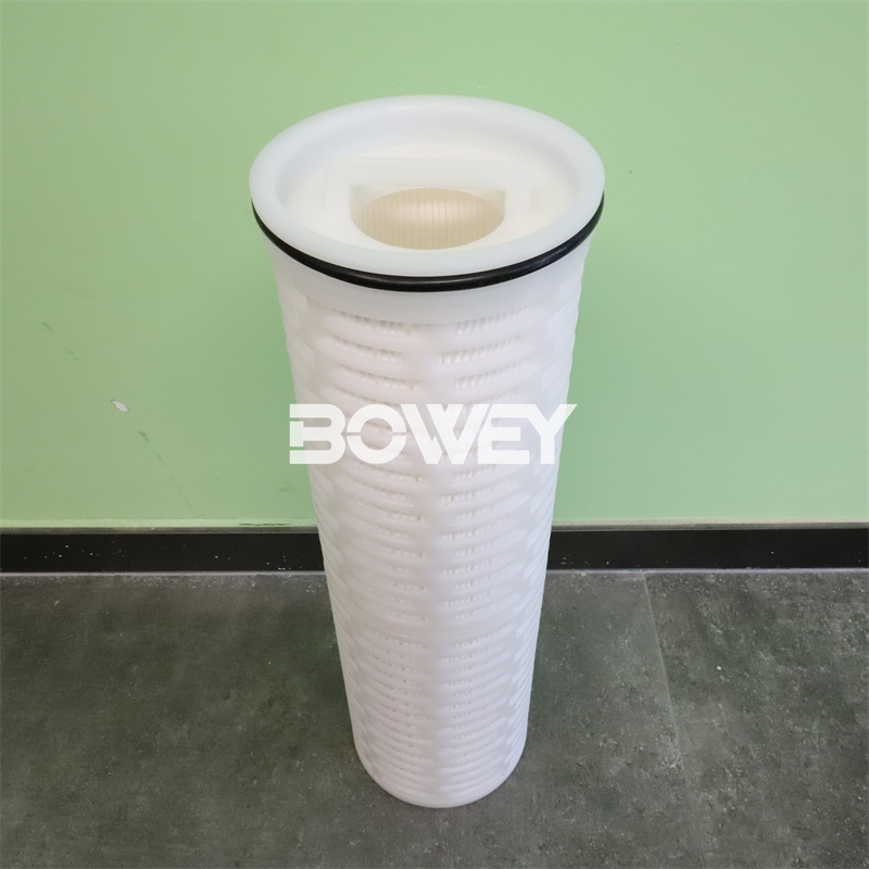 RSCP045-40EPP Bowey replaces Par ker frontier safepolypropylene high-flow pleated filter element