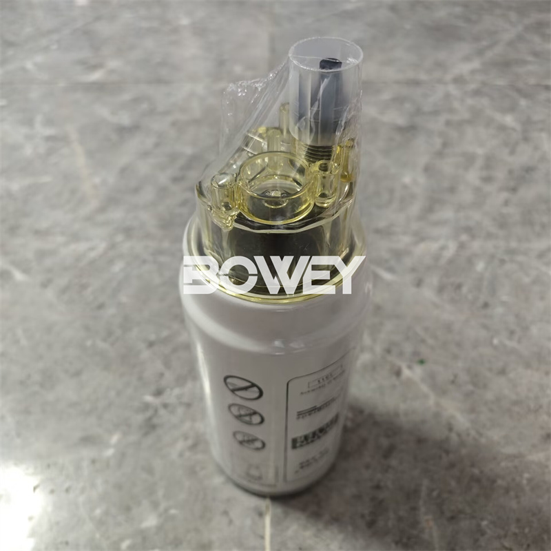 PL420 Bowey replaces Mann air compressor oil-water separation filter element