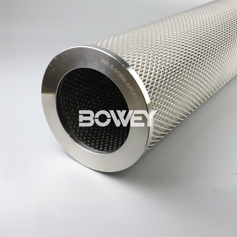 TMR-S-0700-API-PF005-V Bowey replaces Indufil stainless steel hydraulic oil filter element