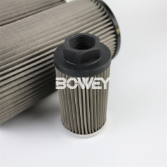 STR 140-4-SG1M250 Bowey replaces MP Filtri hydraulic oil suction filter element