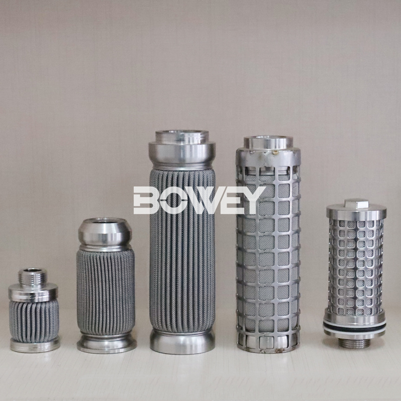 CF-20N-2-E-V-0 Bowey Replaces Hydac All Stainless Steel Sintered Filter Element