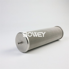 OTE-N-125-V-SS003-N Bowey replaces Indufil hydraulic oil filter element