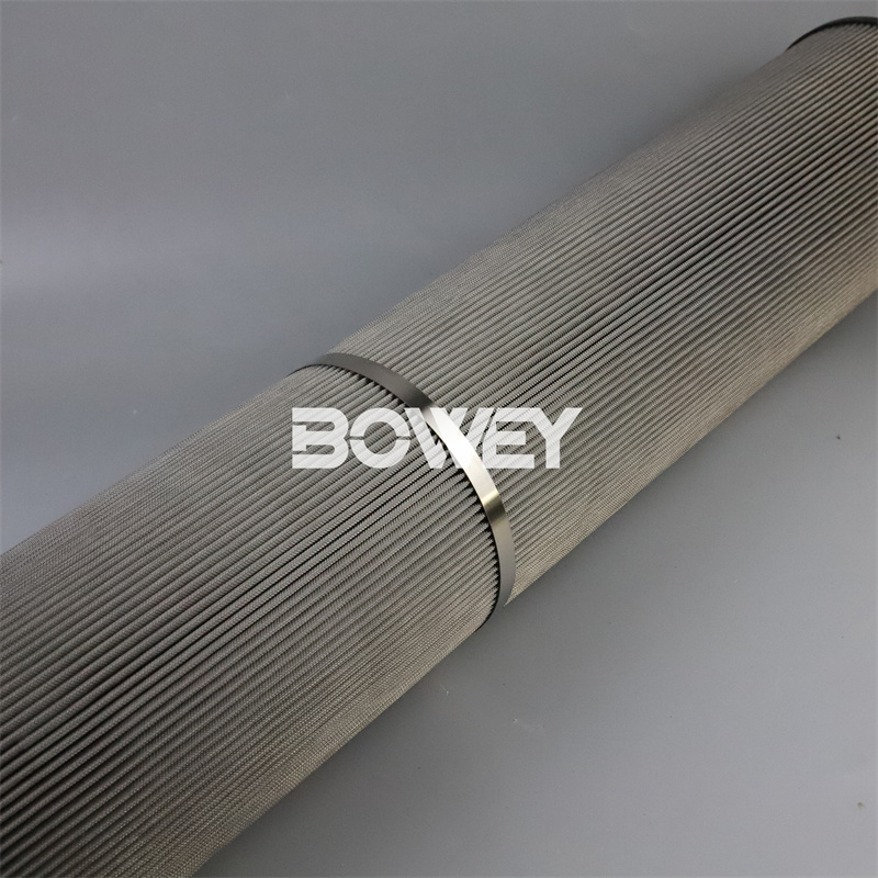 2600 R 100 W/HC Bowey replaces Hydac stainless steel hydraulic oil return filter element
