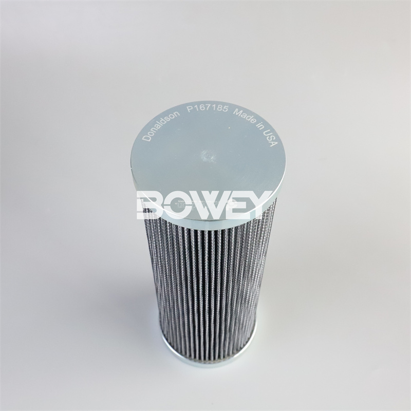 P167185 Bowey replaces Donaldson hydraulic high-pressure oil filter element