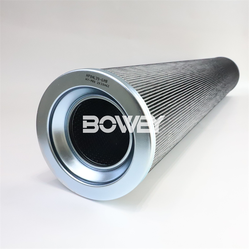 HP84L39-6MB Bowey Replaces Hy-pro Hydraulic Oil Filter Element