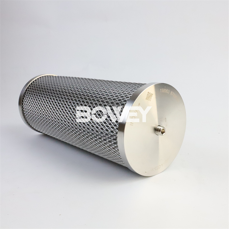 RRR-S-220-A-CC3-V Bowey Replaces Indufil Stainless Steel Hydraulic Filter Element