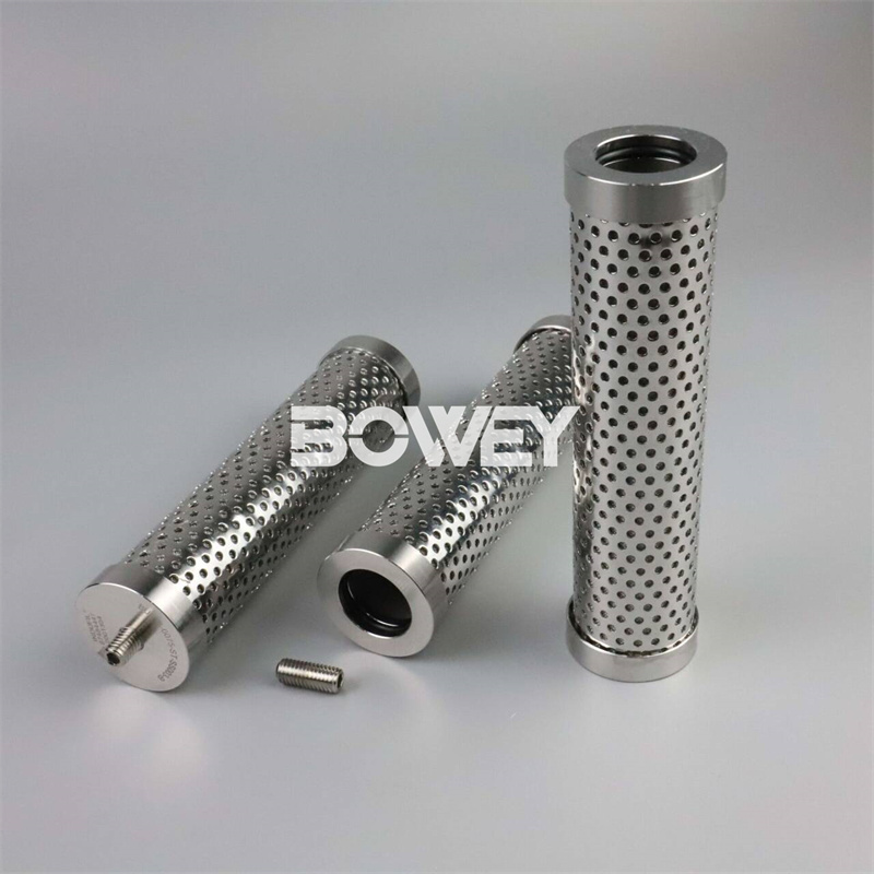 INR-S-0075-BAS-SS10-V Bowey Replaces Indufil Stainless Steel Hydraulic Filter Element