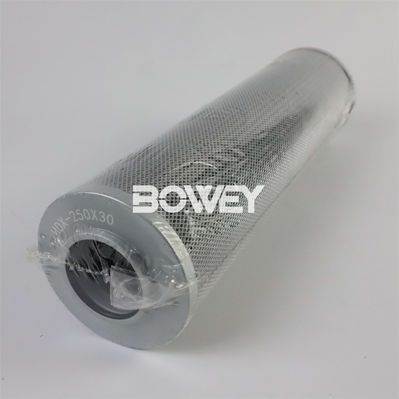 HX-250x10 Bowey replaces Leemin hydraulilc oil filter element
