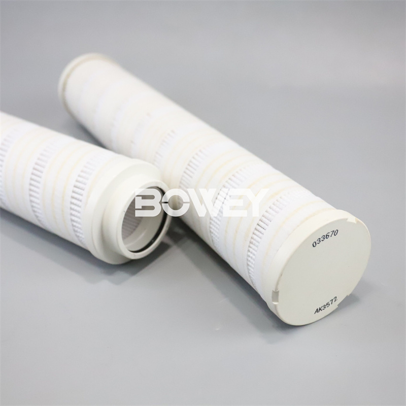 033670 AK3572 Bowey replaces Pall hydraulic filter element