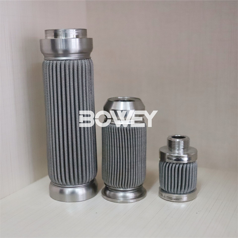 L-853-MG-5-N L-853-MG-10-N L-853-MG-20-N Bowey replaces Hydac all stainless steel welded filter element