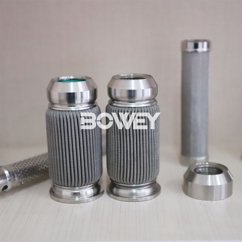 L-853-MG-5-N L-853-MG-10-N L-853-MG-20-N Bowey replaces Hydac all stainless steel welded filter element