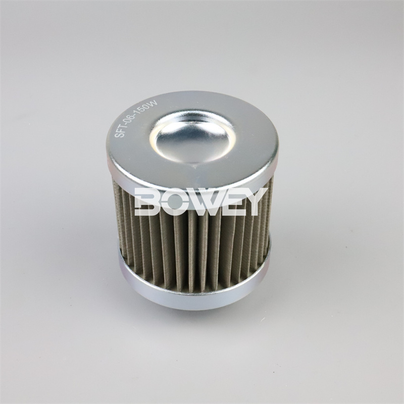 SFT-16-100W Bowey replaces Taisei Kogyo hydraulic oil suction filter element
