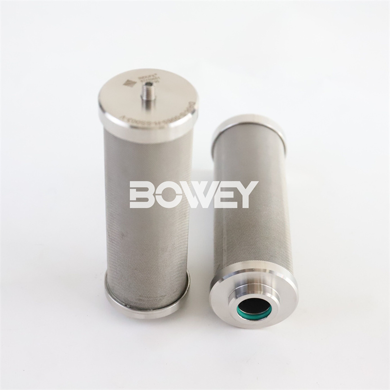 DRR-S-0085-H-SS003-V Bowey replaces Indufil stainless steel hydraulic oil filter element