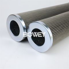 PI8445DRG60 Bowey replaces Mahle high pressure stainless steel hydraulic filter element