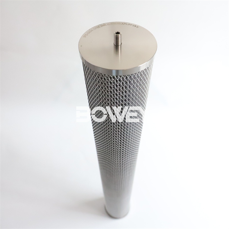 INR-S-00620-API-PF10-V Bowey Replaces Indufil Stainless Steel Hydraulic Filter Element